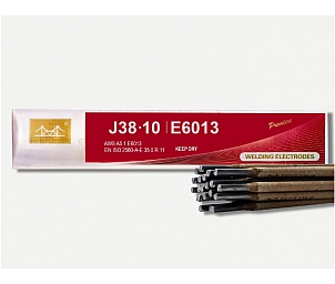 Сварочные электроды J38.10/E6013 ф 3,2 мм (пачка 5 кг) Golden Bridge