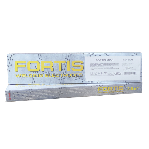 Сварочные электроды Fortis МР-3 d. 3,0 мм (2,5 кг) Тантал