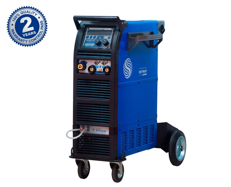 Сварочный полуавтомат для сварки алюминия AuroraPRO SKYWAY 350 DUAL PULSE с водяным охлаждением