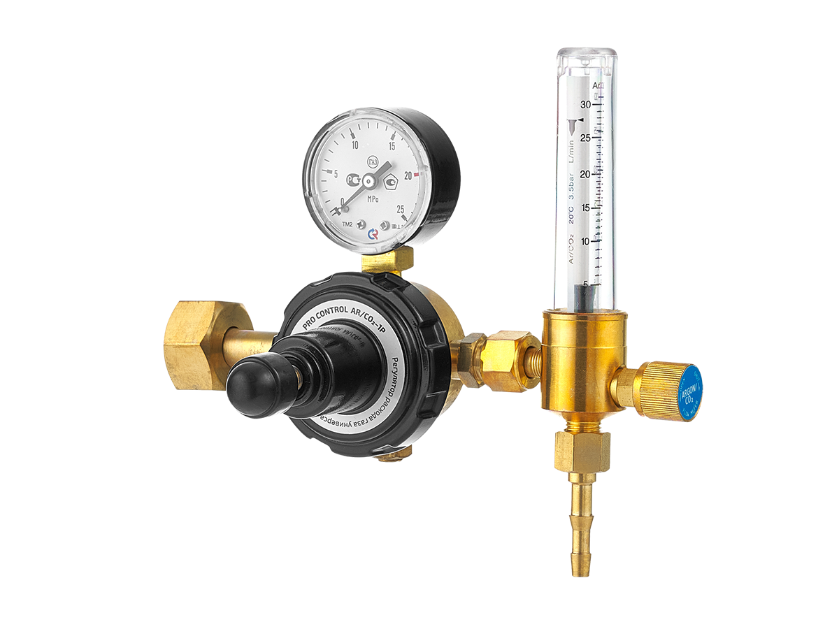 Регулятор расход газа универсальный PRO CONTROL AR/CO2 1Р Сварог