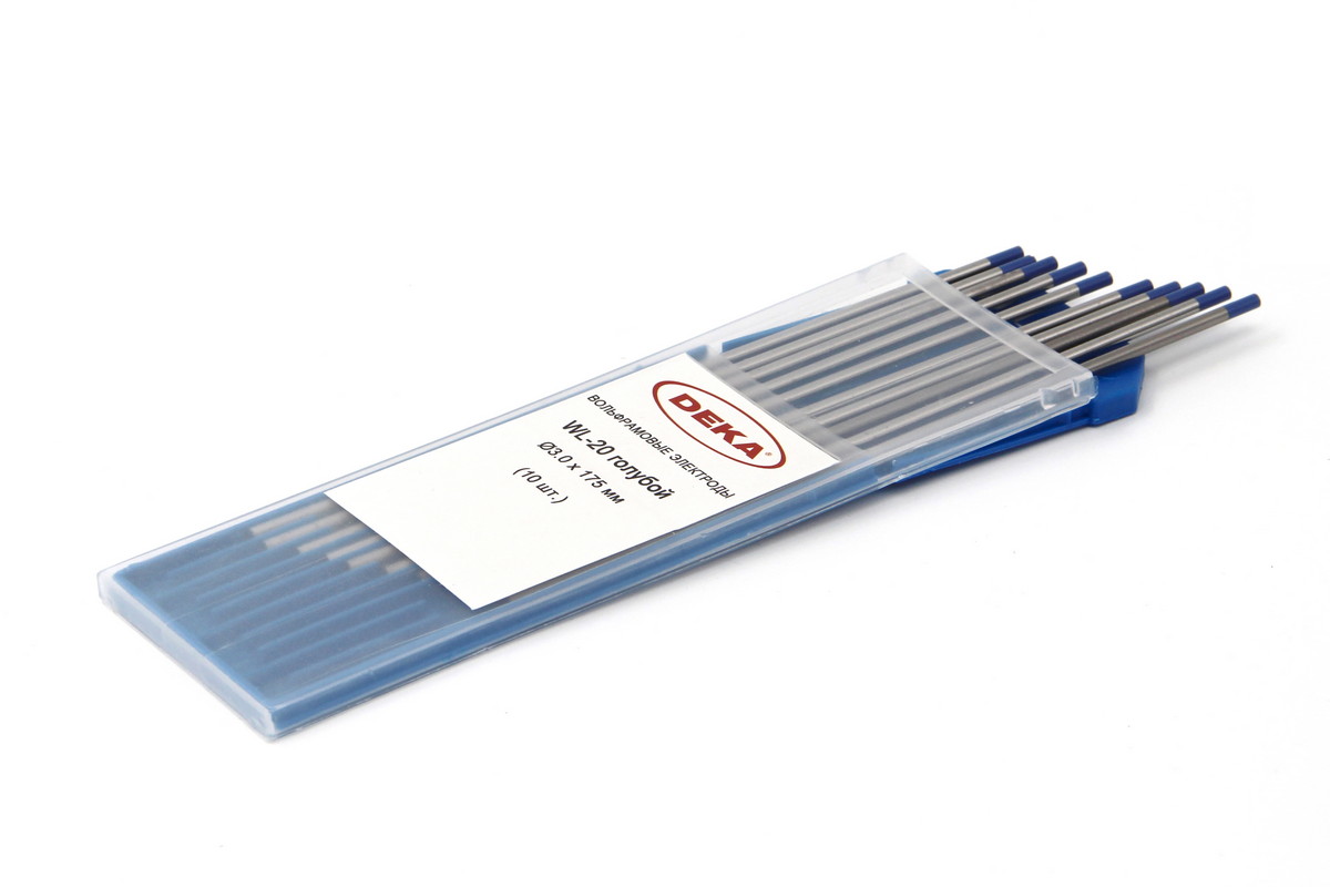 Вольфрамовые электроды WL-20 ф 3,0 мм, голубой Deka