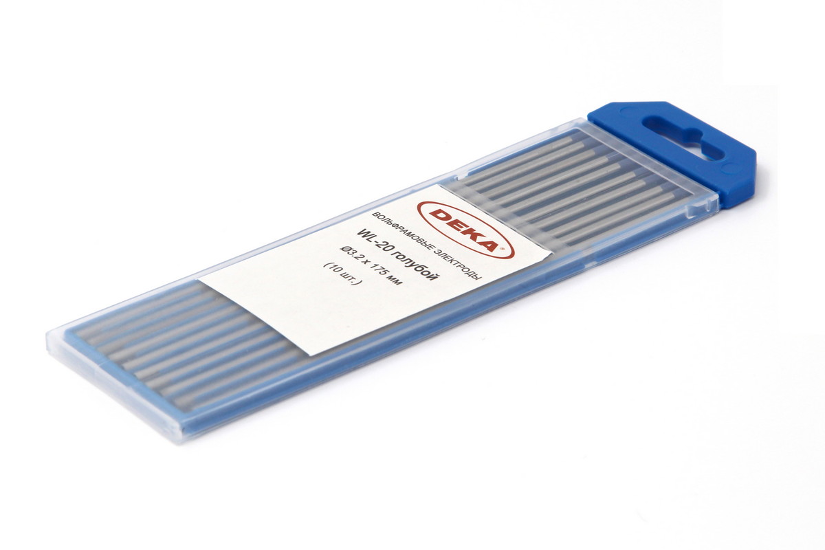 Вольфрамовые электроды WL-20 ф 3,2 мм, голубой Deka