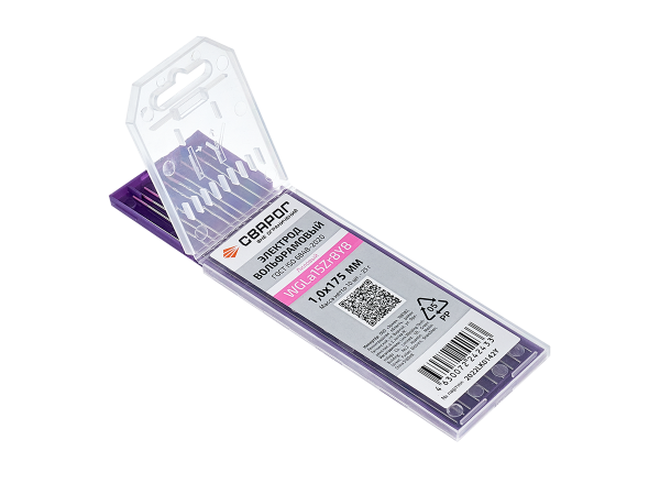 Вольфрамовые электроды WGLa ф 1,0 мм, лиловый Сварог