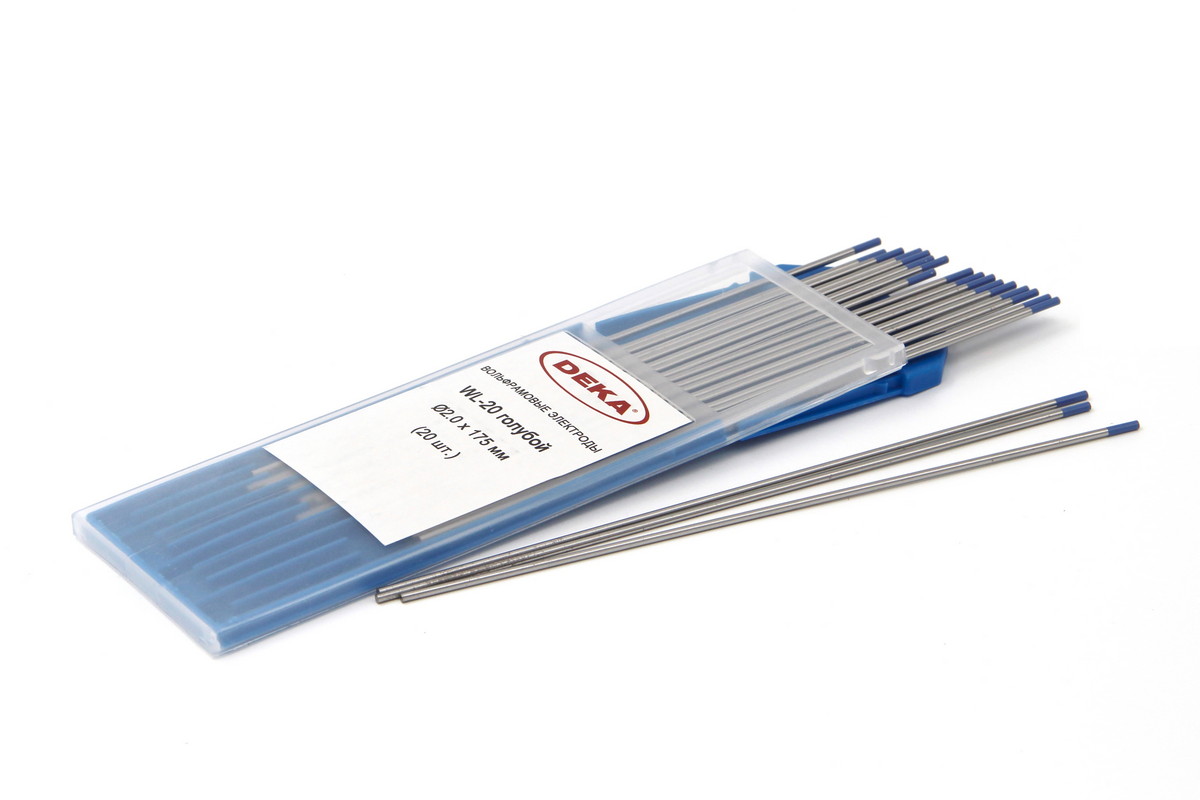 Вольфрамовые электроды WL-20 ф 2,0 мм, голубой Deka