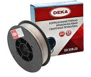 Нержавеющая проволока MIG ER-308LSi (Св-04Х19Н9) ф 0,8 мм (5 кг) Deka