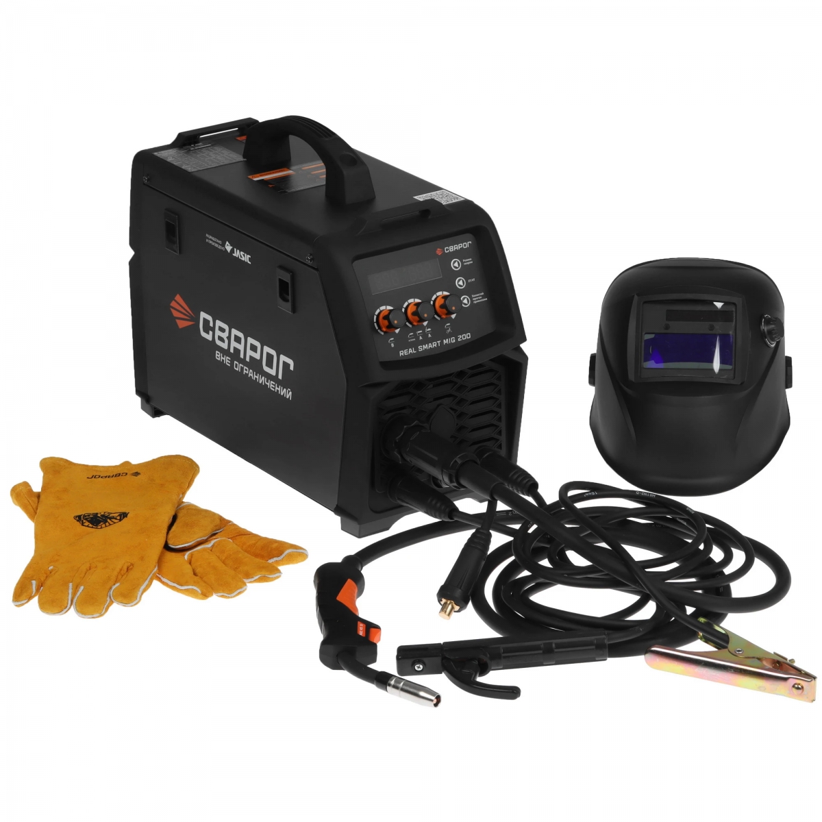 Сварочный полуавтомат Сварог REAL SMART MIG 200 BLACK (N2A5)
