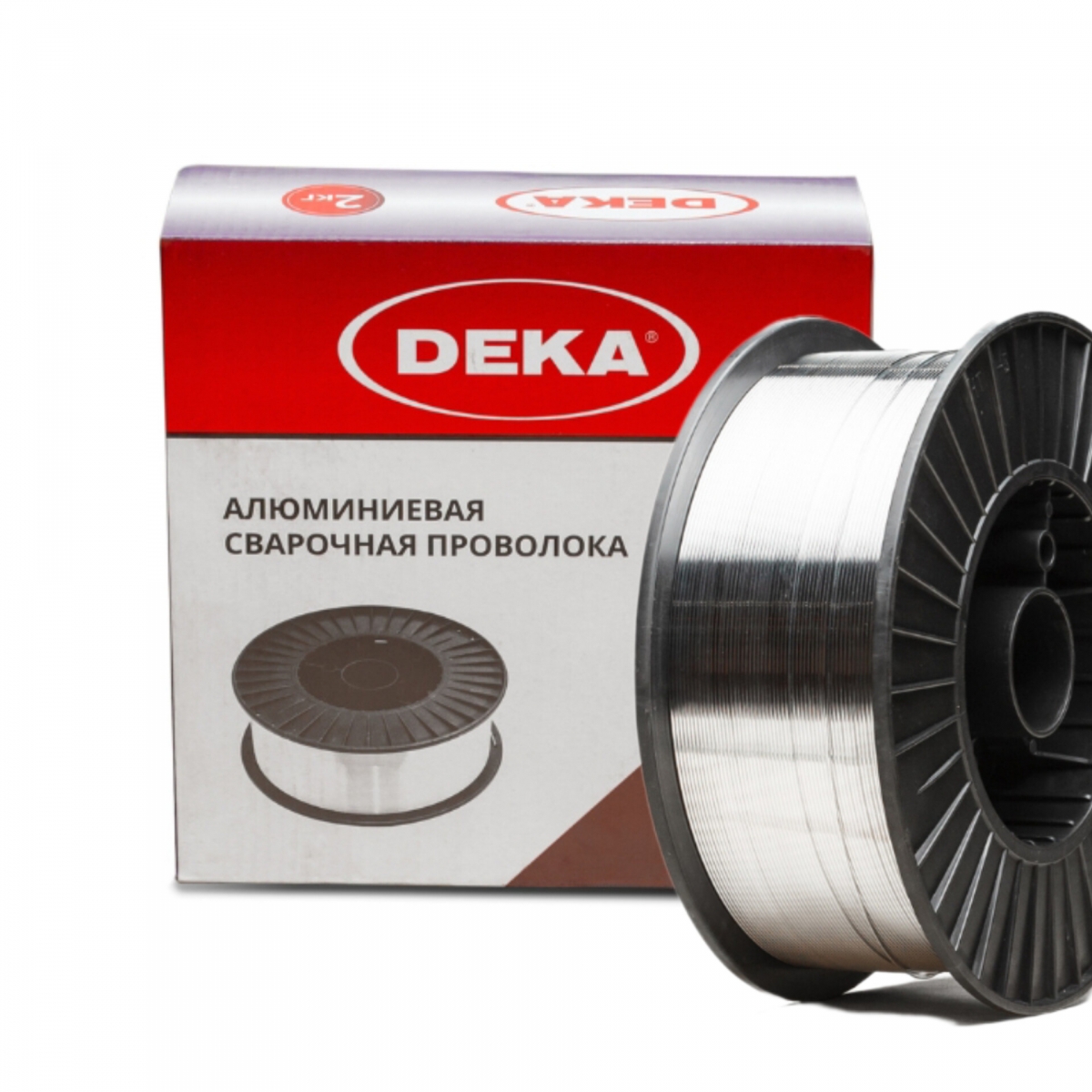 Проволока алюминиевая ER-4043 (AlSi5) (Св-АК5) ф 0,8 мм (2 кг) Deka